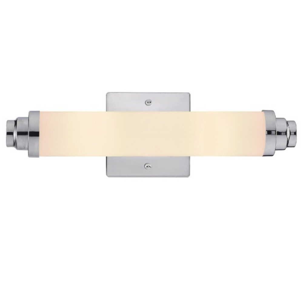 Contemporary Fontaine Chrome Vanity Light Bar